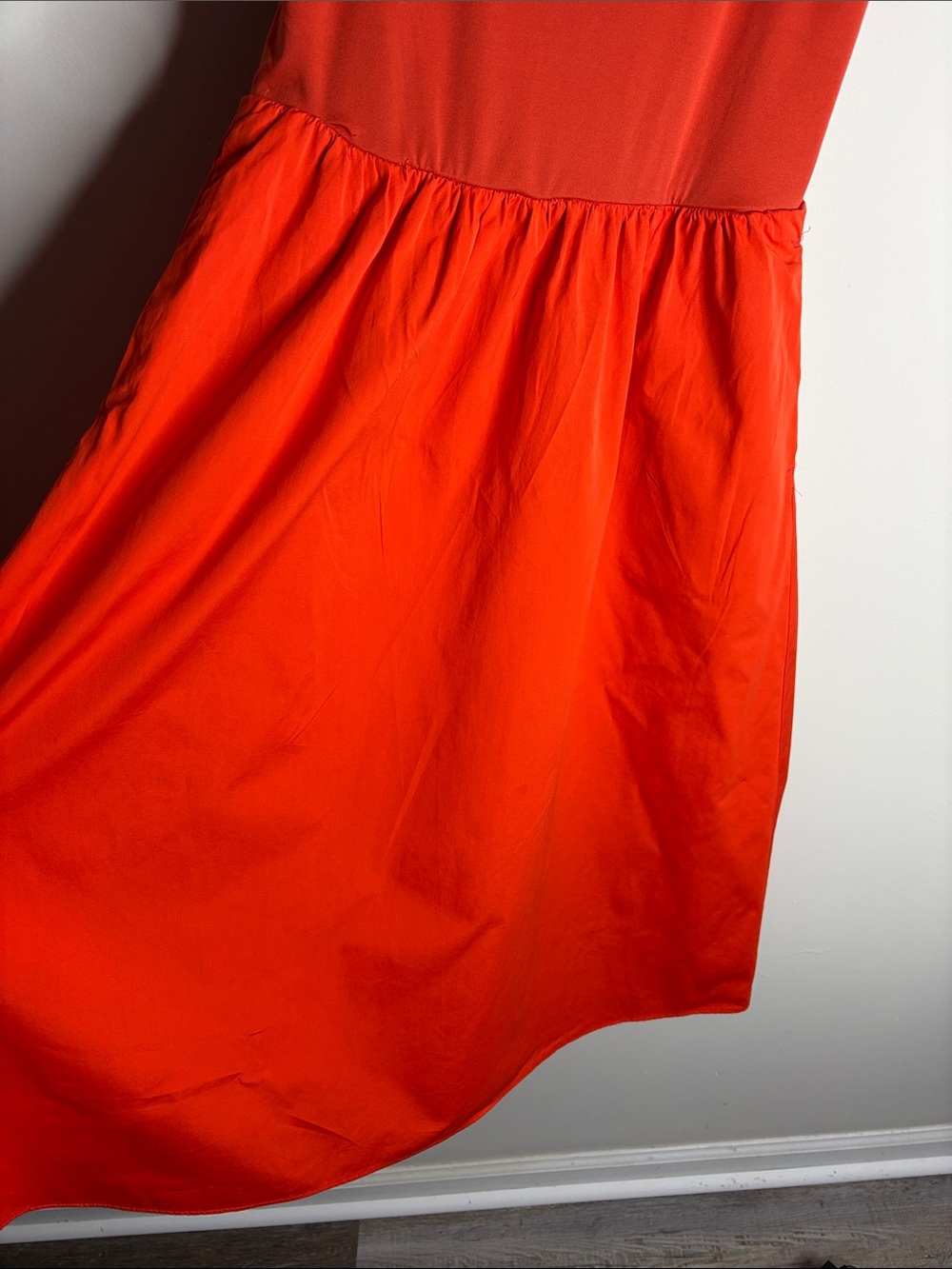 SPANX Bright Orange Sleeveless Midi Dress - Picture 3 of 6